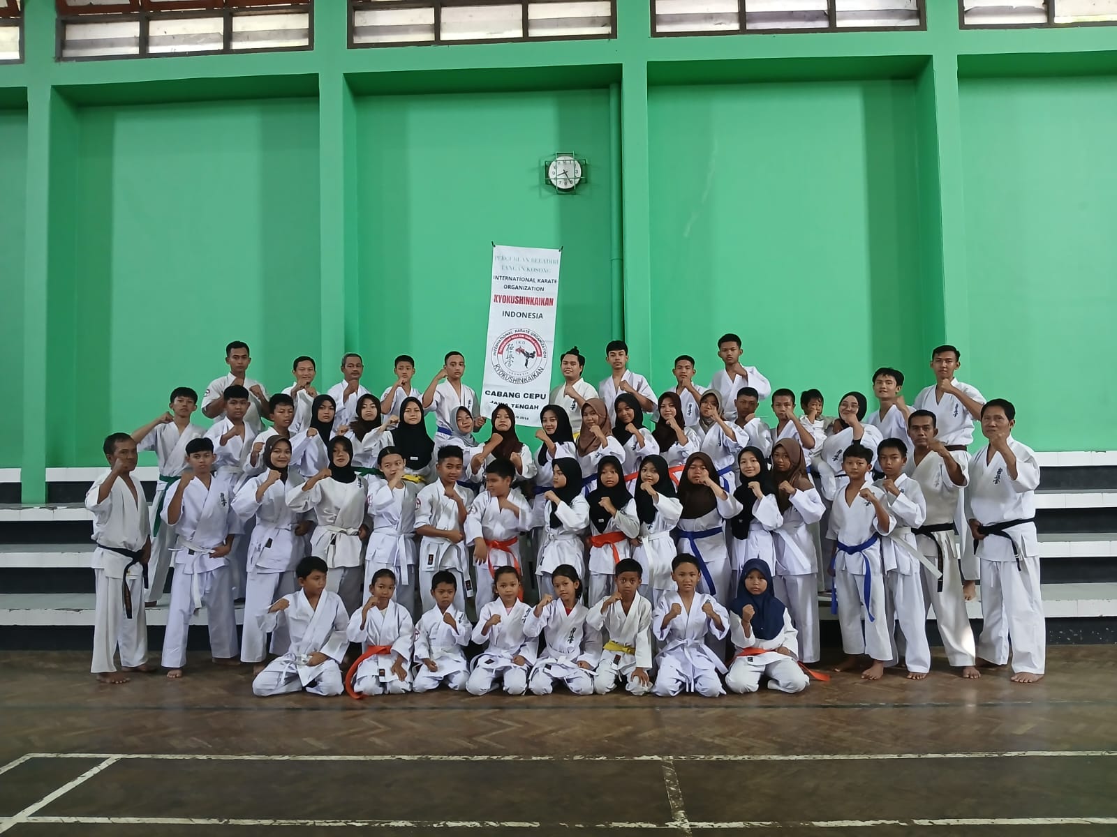 Minggu, 21 September 2025 Kegiatan ujian Kenaikan Tingkat Kwartal 1 IKO Kyokushinkaikan Indonesia Cabang Cepu di GOR PPSDM Migas Cepu-Kabupaten Blora-Jawa Tengah.